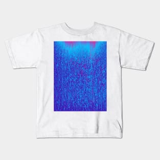 Blue color binary code Kids T-Shirt